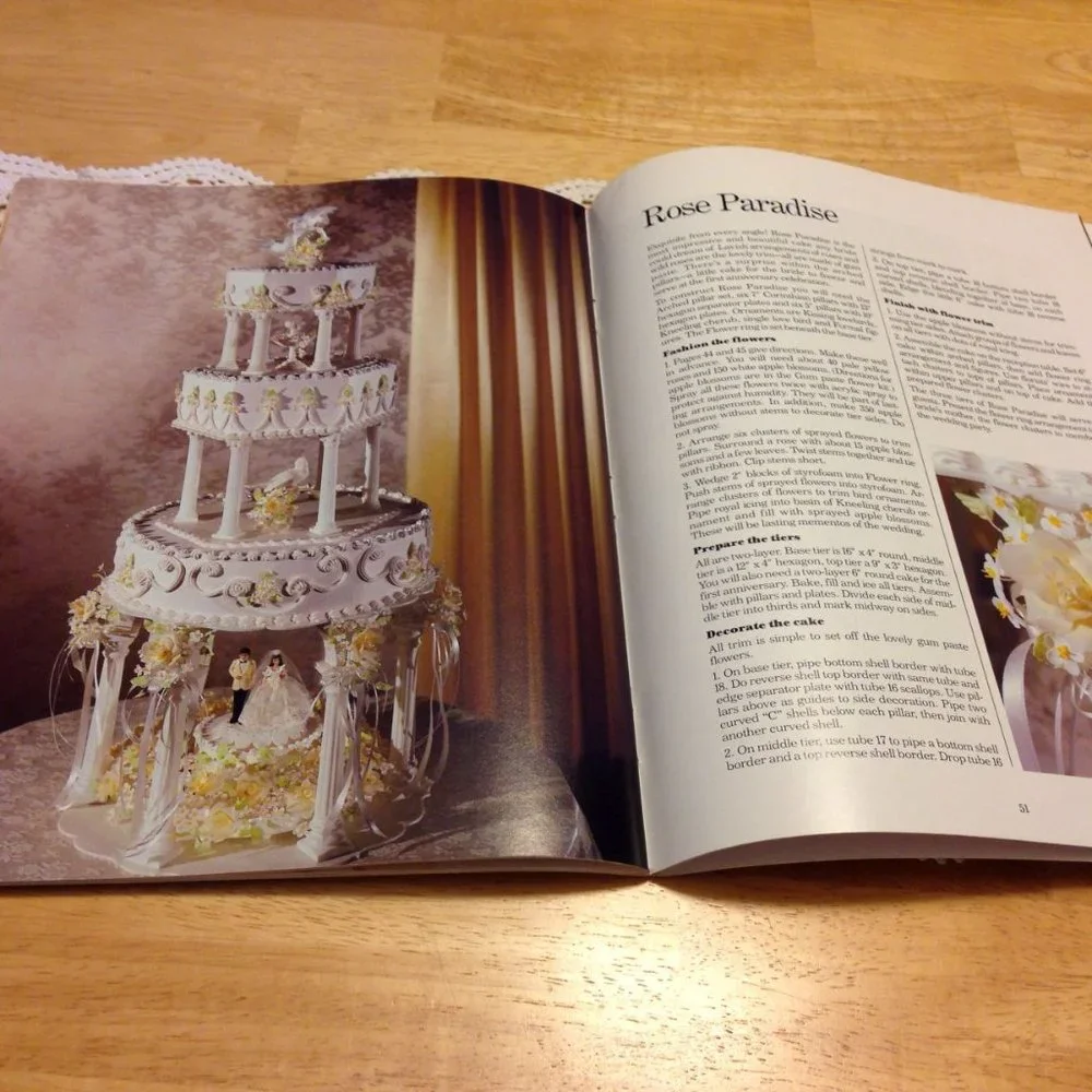 Wilton Celebrates the Rose, 1984 Cake Decorating
